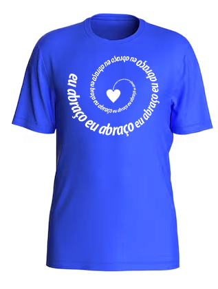 Camisa Azul (Eu Abraço)
